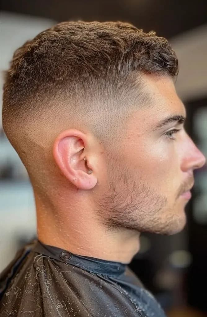Men's Haircut at Glitz & Glamour Studio in Vista, CA